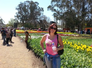 Tiffany at Floriade in Canberra