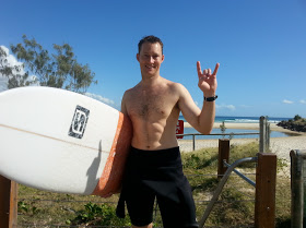 After another amazing surf session at Currumbin