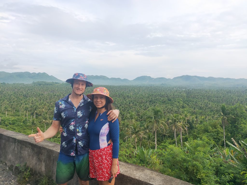 Coconut plantation at the Maasin River