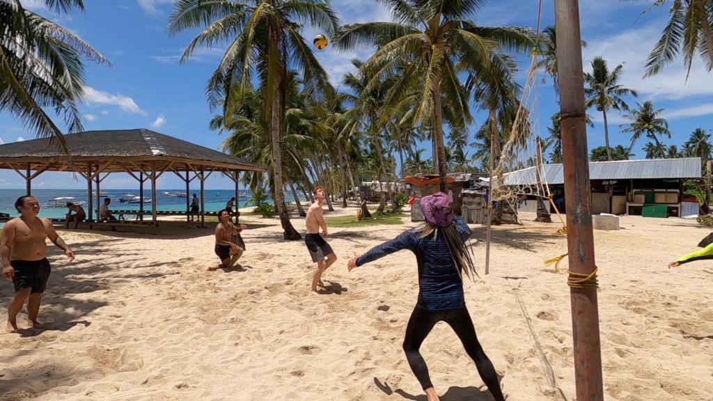 The volleyball match